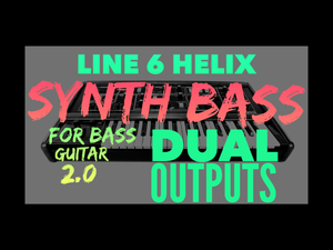 SYNTH BASS ON BASS GUITAR 2.0 (Dual Outputs)