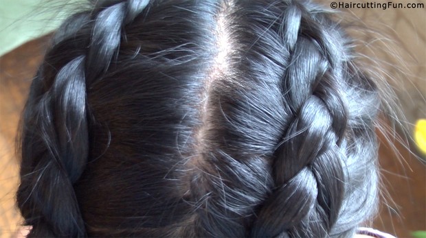 Veronica Braids Her Waist Long Hair + Her Haircut Digital Video on Demand VOD