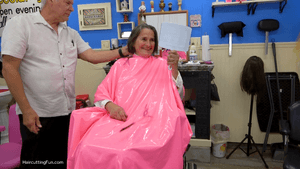 Mary&#x27;s Very Long Hair to Shorter Bob Haircut Transformation VOD Video on Demand
