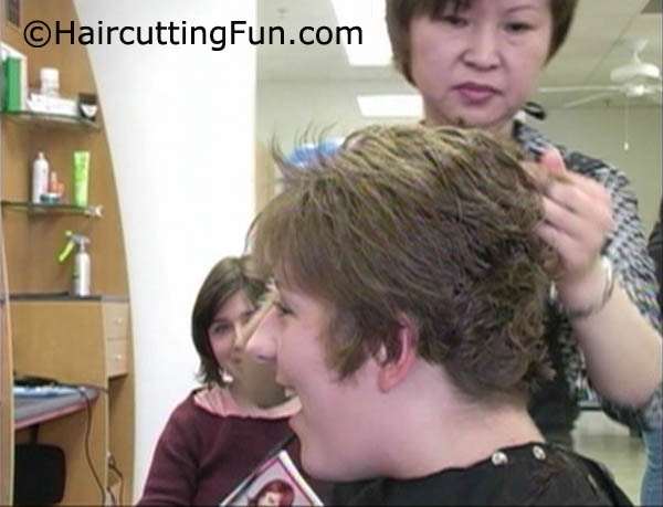  Xanthia and Crystal Haircuts at Fantastic Sams Salon - VOD Digital Video on Demand