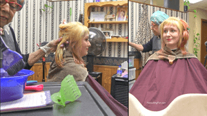 Kats Plum Purple Hair Coloring and Rinse in Beauty Salon Digital Video VOD