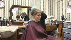 Kat's Bleach from Mousey Brunette to Blonde at Carmen's Beauty Salon Digital Video