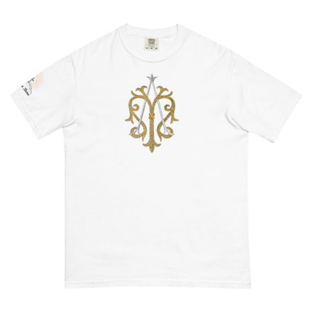 Unisex Garment-Dyed Heavyweight T-Shirt, Auspice Maria, Crest, kgvlsx