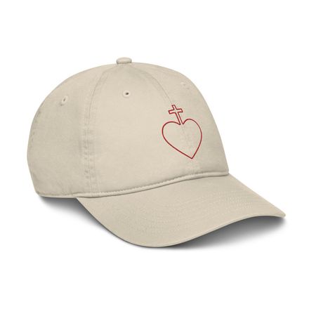 Organic Baseball Cap,Sacred Heart of Jesus, 7ugqf9 hollow design