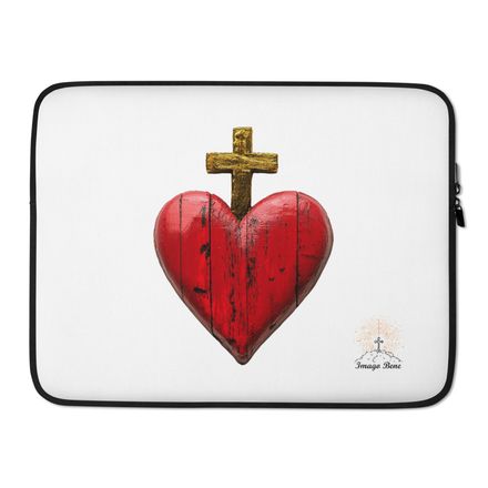 Laptop Sleeve, Sacred Heart of Jesus, 9i93k9 design 