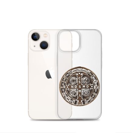 Clear Case for iPhone, St. Benedict Medal, 4ouume design