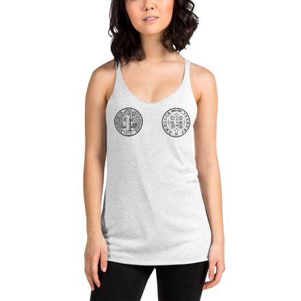 Women&#x27;s Tank Top, St. Benedict Medal, filt5a design