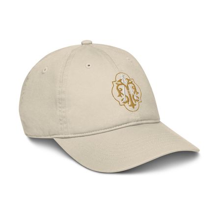 Organic Baseball Cap, Auspice Maria, Crest with outer edge, kdegvj