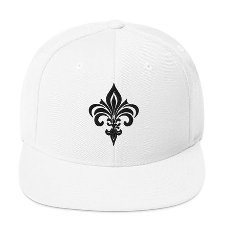 Classic Snapback, Fleur de Lys, h3lnk7 