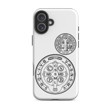 Tough Case for iPhone, St. Benedict Medal, filt5a design