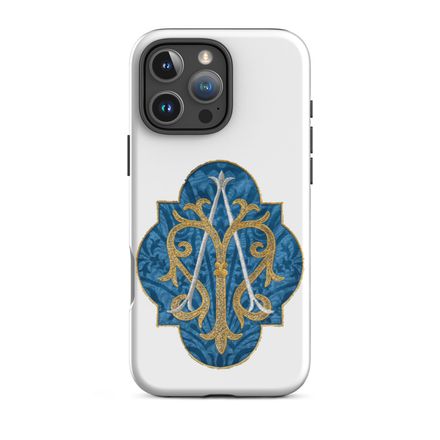 Tough Case for iPhone, Auspice Maria, Crest with rounded Cross, u3bkt0