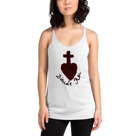 Women&#x27;s Tank Top, Sacré Coeur, Dieu de Roi, Vendée Chouan, obymh4 design