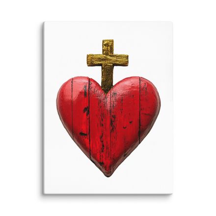 Canvas Print, 18x24, Sacred Heart of Jesus, 9i93k9 design 