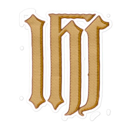 Sticker 5.5x5.5, IHS, Golden Pattern, gedziz