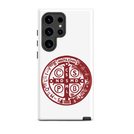 Tough Case for Samsung, St. Benedict Medal, oih8m5 design, red