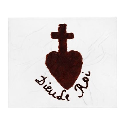 Throw Blanket, Sacré Coeur, Dieu de Roi, Vendée Chouan, obymh4 design