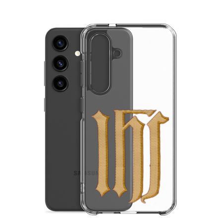 Clear Case for Samsung, IHS, Golden Pattern, gedziz