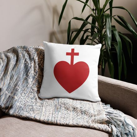 Pillow case 18x18, Sacred Heart of Jesus, 7ugqf9 design 