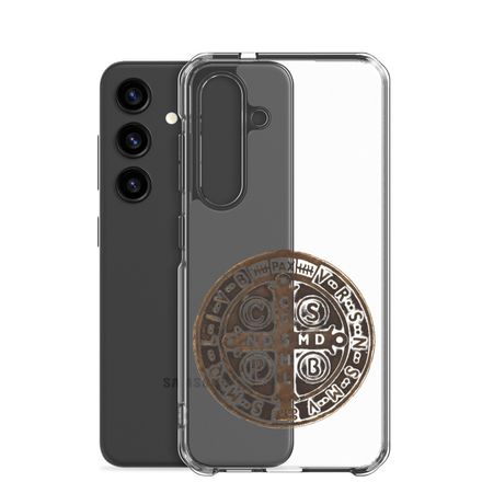 Clear Case for Samsung, St. Benedict Medal, 4ouume design