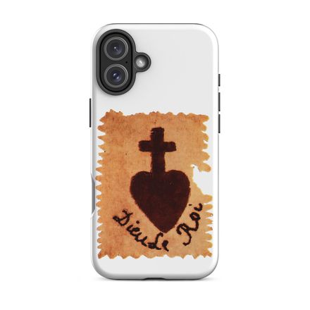 Tough Case for iPhone, Sacré Coeur, Dieu de Roi, Vendée Chouan, sqpbrl design
