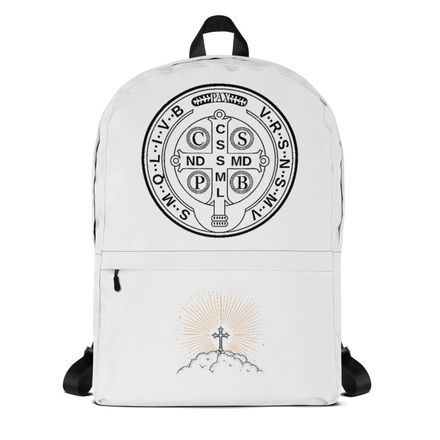Backpack, St. Benedict Medal, 16k4ku design
