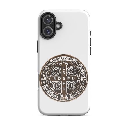 Tough Case for iPhone, St. Benedict Medal, 4ouume design