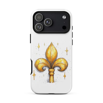 Tough Case for iPhone, Fleur de Lys, kiurqq