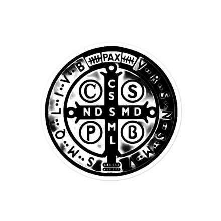 Sticker 4x4,  St. Benedict Medal, oih8m5 design