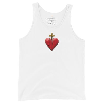 Staple Tank Top, Sacred Heart of Jesus, 9i93k9 design 