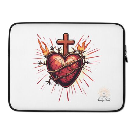 Laptop Sleeve, Sacred Heart of Jesus, uetiyj design 