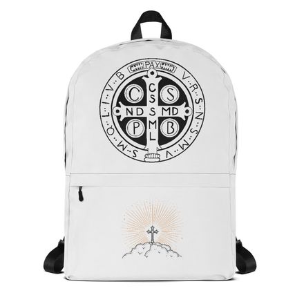 Backpack, St. Benedict Medal, jl2qob design