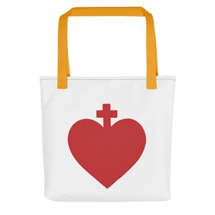 Tote Bag, Sacred Heart of Jesus, zhw6bo design