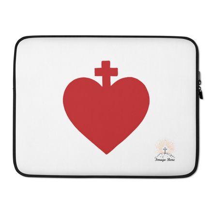 Laptop Sleeve, Sacred Heart of Jesus, zhw6bo design 