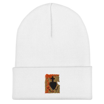 Cuffed Beanie, Sacré Coeur, Dieu de Roi, Vendée Chouan, sqpbrl design