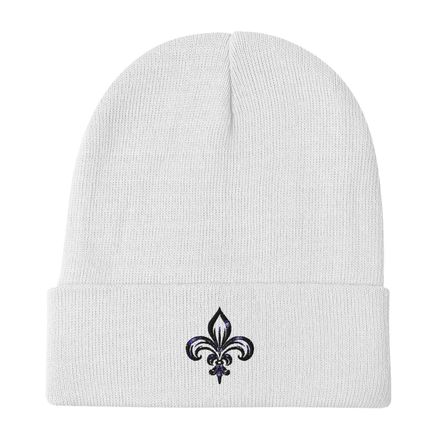 Knit Beanie, Fleur de Lys, vnd7rr 