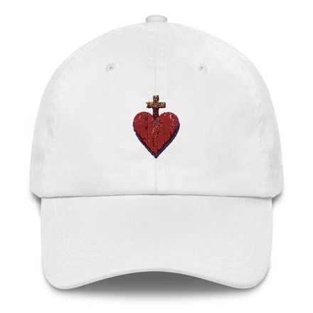 Classic Dad Hat, Sacred Heart of Jesus, 9i93k9 design 