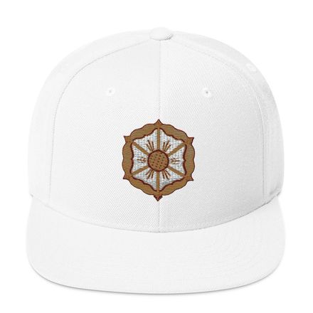 Classic Snapback, Monstrance with Golden Pattern, eneyoj