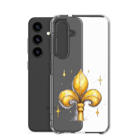 Clear Case for Samsung, Fleur de Lys, kiurqq