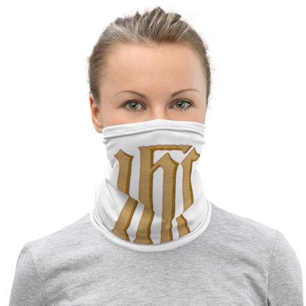 Neck Gaiter, IHS, Golden Pattern, gedziz, half-size