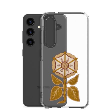 Clear Case for Samsung, Monstrance Tree with Golden Pattern, 7rmavy