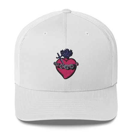 Retro Trucker Hat, Immaculate Heart Of Mary, g6e1do design