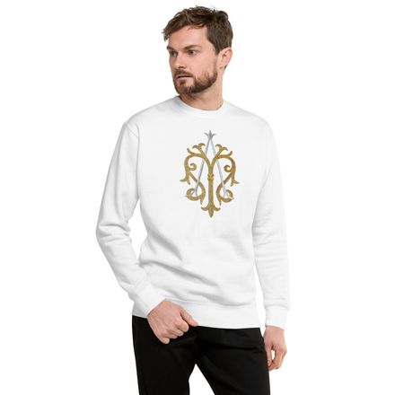Unisex Premium Sweatshirt, Auspice Maria, Crest, kgvlsx