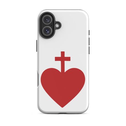 Tough Case for iPhone, Sacred Heart of Jesus, 7ugqf9 design