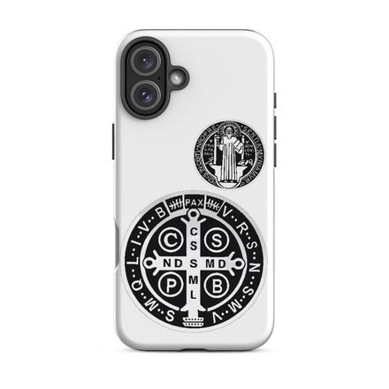 Tough Case for iPhone, St. Benedict Medal, idjfae design