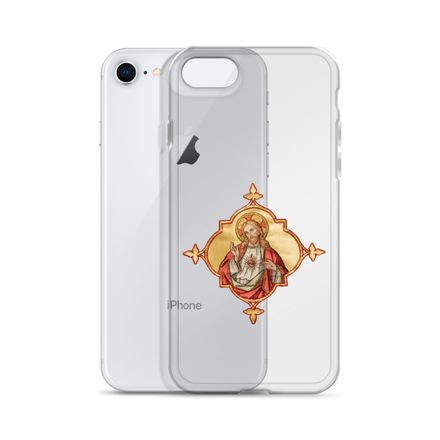 Clear Case for iPhone, Sacred Heart of Jesus, uyzh4h design