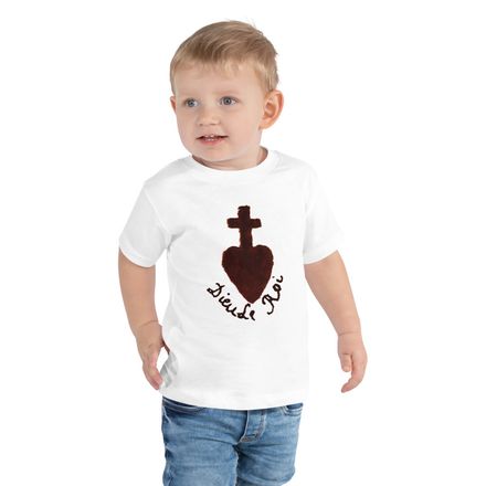 Toddler Staple Tee, Sacré Coeur, Dieu de Roi, Vendée Chouan, obymh4 design