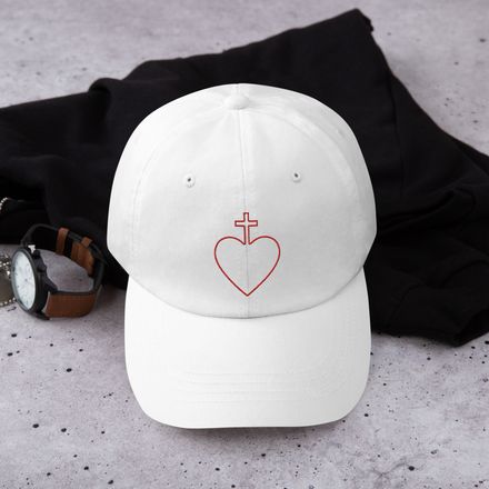 Classic Dad Hat, Sacred Heart of Jesus, 7ugqf9 hollow design