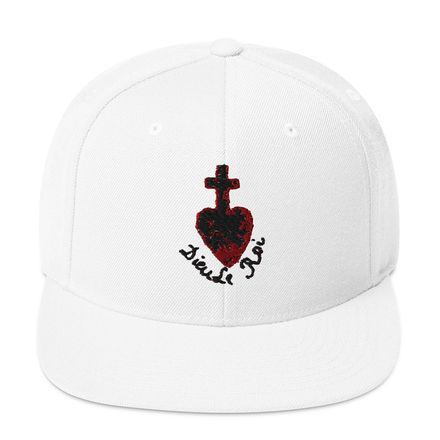 Classic Snapback, Sacré Coeur, Dieu de Roi, Vendée Chouan, obymh4 design
