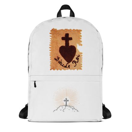 Backpack, Sacré Coeur, Dieu de Roi, Vendée Chouan, sqpbrl design