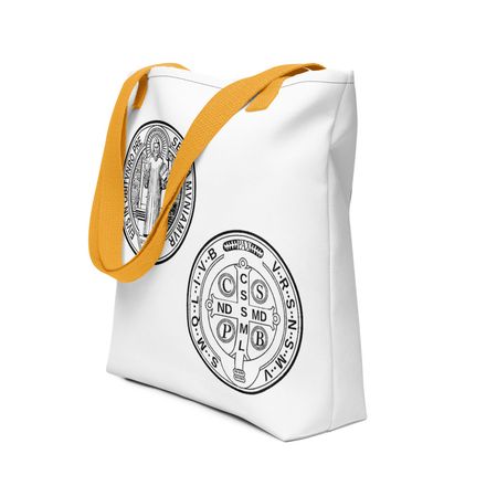 Tote Bag, St. Benedict Medal, filt5a design